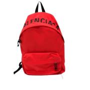 Pre-owned Fabric backpacks Balenciaga Vintage , Red , Dames