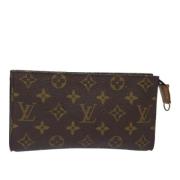 Pre-owned Canvas pouches Louis Vuitton Vintage , Brown , Dames