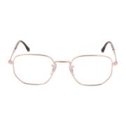 Vierkante Metalen Bril Ray-Ban , Pink , Unisex