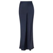 Zijden Night Sky Maxi Rok Anine Bing , Blue , Dames