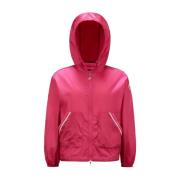 Fuchsia Jassen met Verstelbare Capuchon Moncler , Pink , Dames