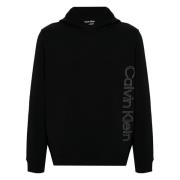 Zwarte Beauty Grafische Sweater Calvin Klein , Black , Heren