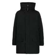 Zwarte Winter Parka Hooded Jas Canada Goose , Black , Heren