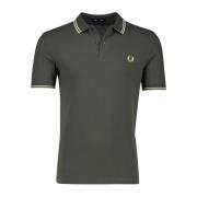 Groene poloshirt korte mouw Fred Perry , Green , Heren