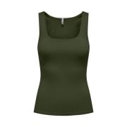 2-Ways Fit Top Rifle Green Only , Green , Dames