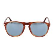 Iconische zonnebril met uniek ontwerp Persol , Brown , Unisex