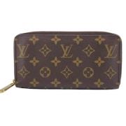 Pre-owned Leather wallets Louis Vuitton Vintage , Brown , Unisex