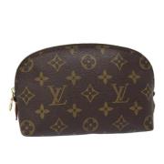 Pre-owned Canvas pouches Louis Vuitton Vintage , Brown , Dames