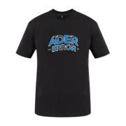 T-shirt met logo Ader Error , Black , Unisex