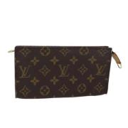 Pre-owned Canvas pouches Louis Vuitton Vintage , Brown , Dames