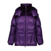 Meandre Puffer Jas Moncler , Purple , Dames