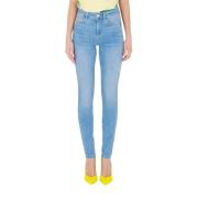 Hoge Taille Skinny Fit Jeans Liu Jo , Blue , Dames