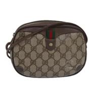 Pre-owned Leather gucci-bags Gucci Vintage , Beige , Dames