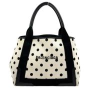 Pre-owned Canvas totes Balenciaga Vintage , White , Dames