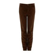 Elegante Slim Fit Broek Liu Jo , Brown , Dames