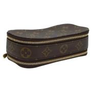 Pre-owned Canvas pouches Louis Vuitton Vintage , Brown , Dames