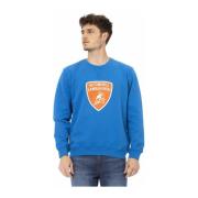 Frontaal Logo Crewneck Sweatshirt Automobili Lamborghini , Blue , Here...