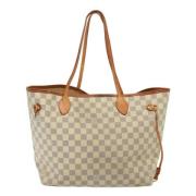 Pre-owned Canvas shoulder-bags Louis Vuitton Vintage , White , Dames