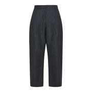 Donkergrijze Wollen Broek Studio Nicholson , Gray , Heren