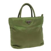 Pre-owned Nylon handbags Prada Vintage , Green , Dames