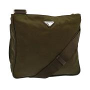 Pre-owned Coated canvas prada-bags Prada Vintage , Brown , Dames