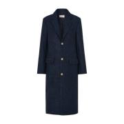 Chevron Chine Coat Zadig & Voltaire , Blue , Dames