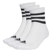 Klassiek Gevoerd Sportkleding 3 Strepen Sokken Adidas , White , Unisex