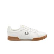 Beige Karamel Sneakers B722 Fred Perry , White , Heren