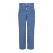 Blauwe Gewassen Denim Jeans Kenzo , Blue , Heren