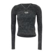 Zwarte Top Diesel , Black , Dames