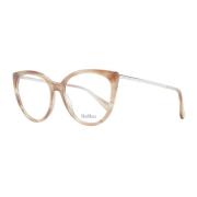 Bruine Cat Eye Optische Monturen Max Mara , Brown , Dames