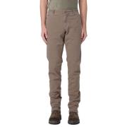 Bruine Katoenen Chino Broek Jacob Cohën , Brown , Heren