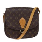 Pre-owned Canvas shoulder-bags Louis Vuitton Vintage , Brown , Dames