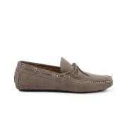 Edoardo Suede Taupe Loafers Duca di Morrone , Brown , Heren