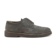 Enrico Suède Veterschoenen Grijs Duca di Morrone , Gray , Heren