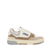 Autry sneakers clc low in suede and nabuk natural/silver Autry , Multi...