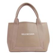 Pre-owned Leather balenciaga-bags Balenciaga Vintage , Beige , Dames