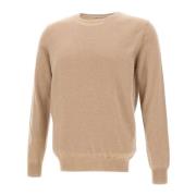 Kasjmier Crew Neck Sweater Kangra , Brown , Heren