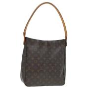 Pre-owned Canvas handbags Louis Vuitton Vintage , Brown , Dames