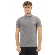 Geborduurd Logo Polo Shirt Baldinini , Gray , Heren