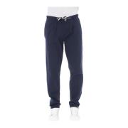 Chino broek met trekkoordsluiting Baldinini , Blue , Heren