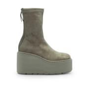 Gestreepte Sandaalboot in Stretchleer Vic Matié , Beige , Dames