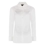 Katoenen Shirt Afgeronde Zoom Tom Ford , White , Dames