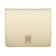 Beige Damesportemonnee met Rits Sluiting Tommy Hilfiger , Beige , Dame...