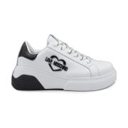 Star50 Witte Sneakers Love Moschino , White , Dames