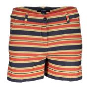 Multicolor Dames Shorts met 4 Zakken Gant , Multicolor , Dames