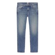 Versleten Slim Fit Denim Jeans Tommy Hilfiger , Blue , Heren