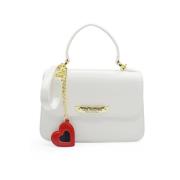 Iconische Logo Schoudertas Love Moschino , White , Dames