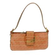 Pre-owned Canvas fendi-bags Fendi Vintage , Orange , Dames