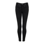 Slim Fit Brocade Jeans Liu Jo , Black , Dames